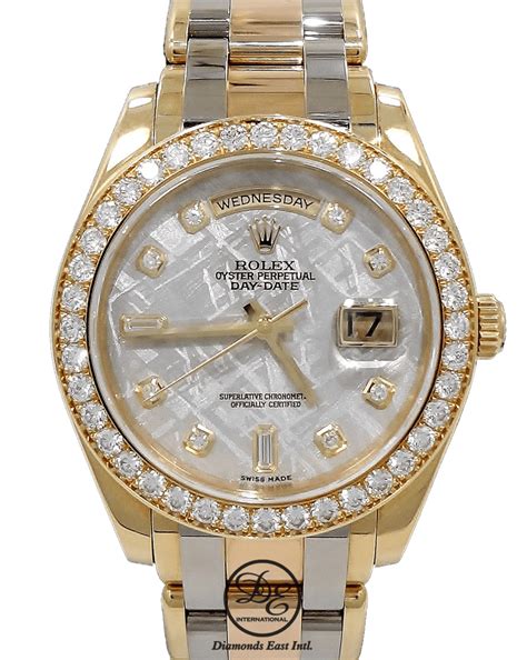 gold masterpiece rolex|Rolex masterpiece diamond bezel.